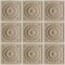 Ceilume Medallion 2ft x 2ft Latte Ceiling Tile V1-MDLION-22LAO - alternate 2